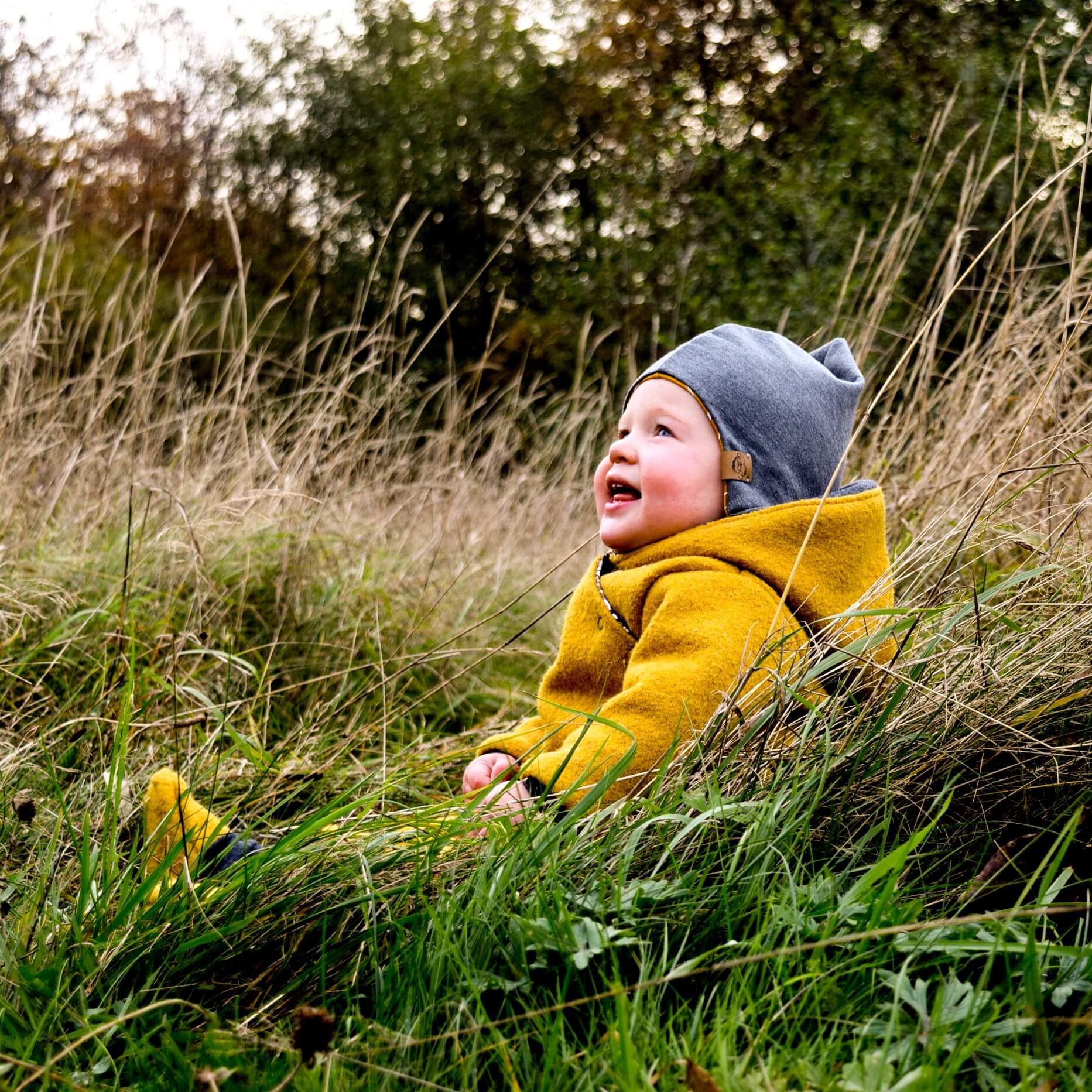 Wollwalk - Overall Kinder senfgelb Wollwalk - Overall Kinder senfgelb