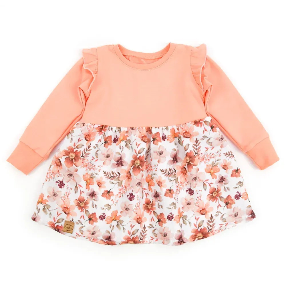 Kleid lang- & kurzarm Rose Mädchen