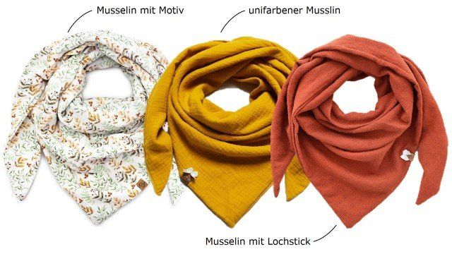Musselin Halstuch Kinder Musselin Halstuch Kinder