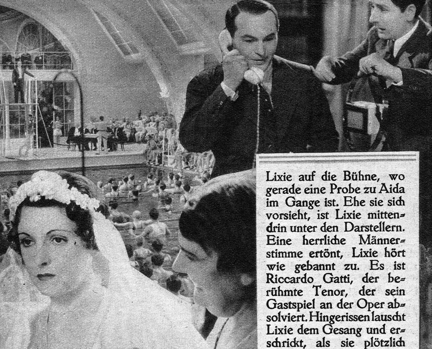 Werbung für Ein Lied für Dich im Illustrierten Film-Kurier Früher deutscher Tonfilm: Ein Lied für Dich aus dem Jahr 1933. Regie: Joe May. Hauptrollen: Jan Kiepura und Jenny Jugo.