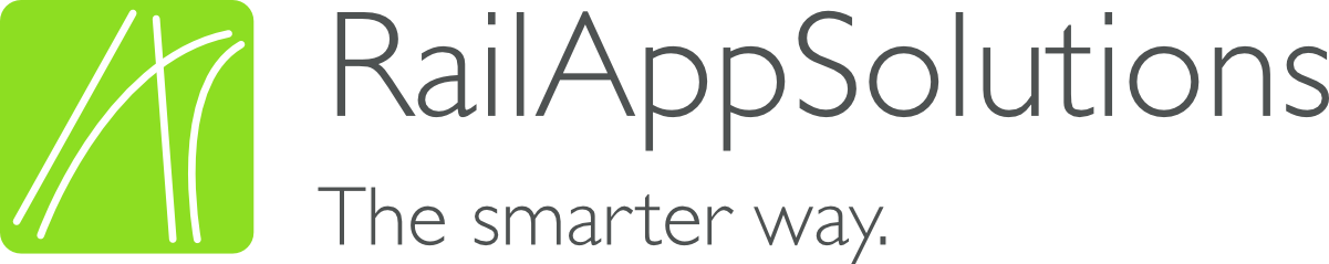 Start page Rail App Solutions - the smarter way.