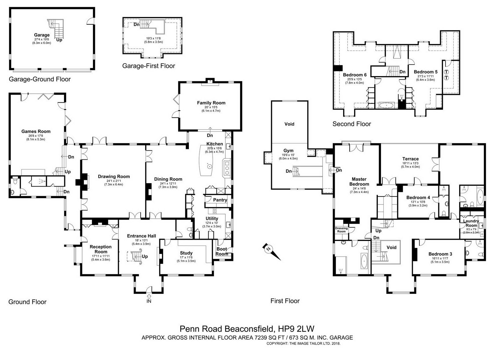 large house floorplan example