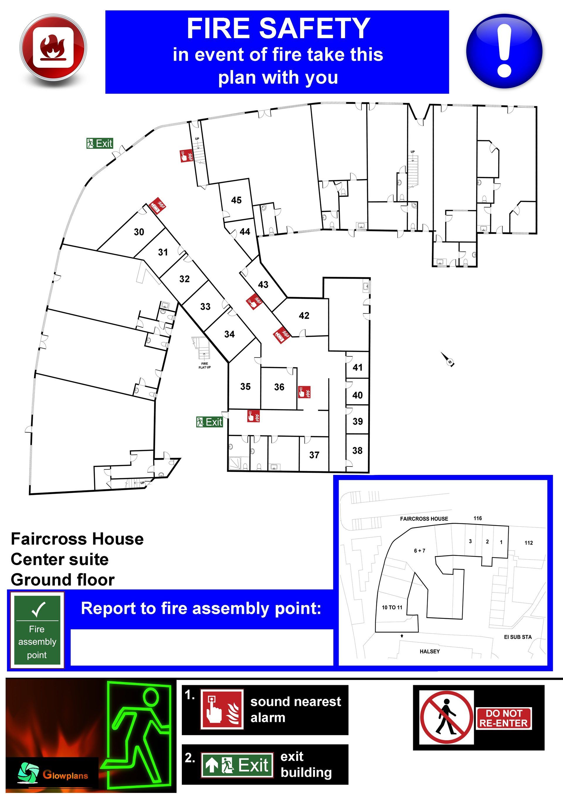 care home building management floorplan