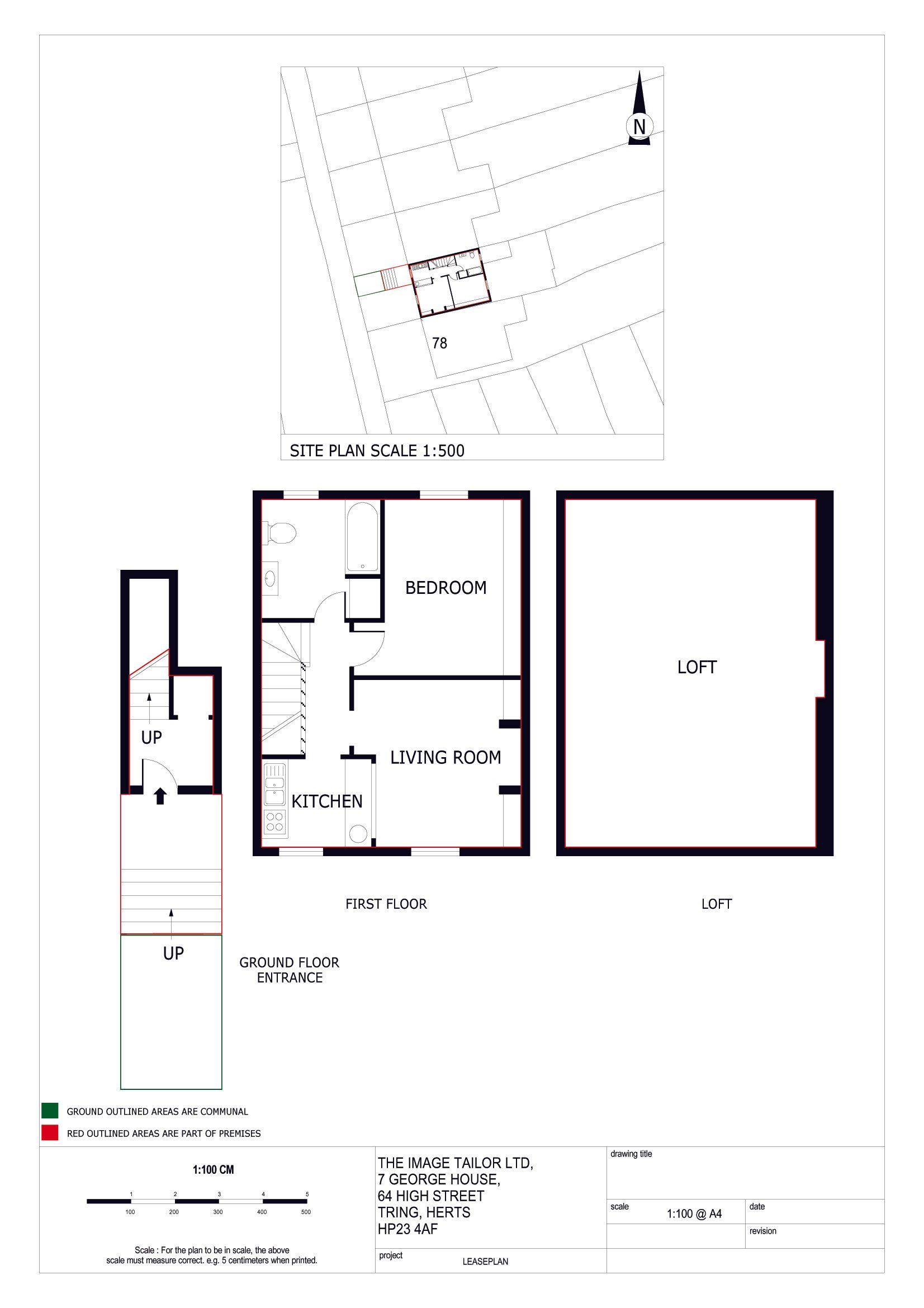 maisonette lease plan for land registry
