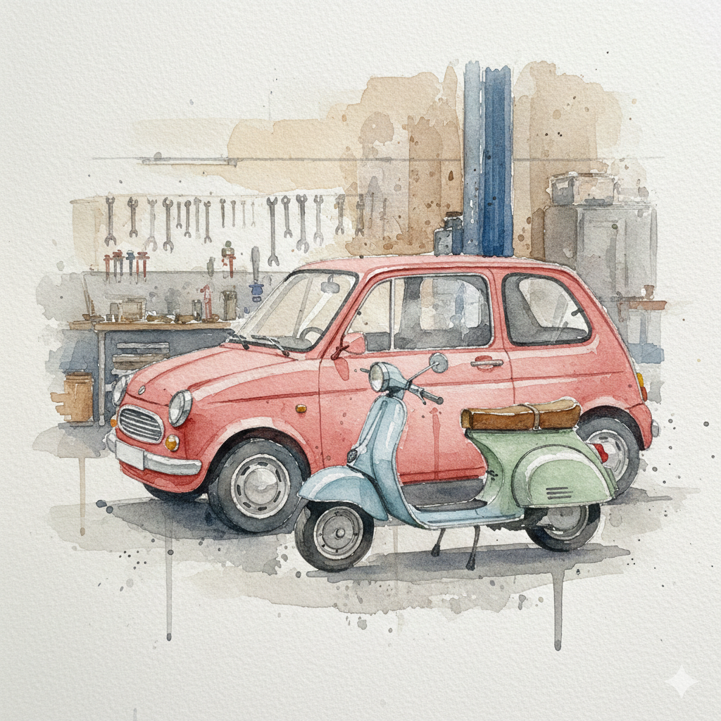 Scooter et analyse juridique sur le défaut de contrôle technique et la responsabilité des MJPM.