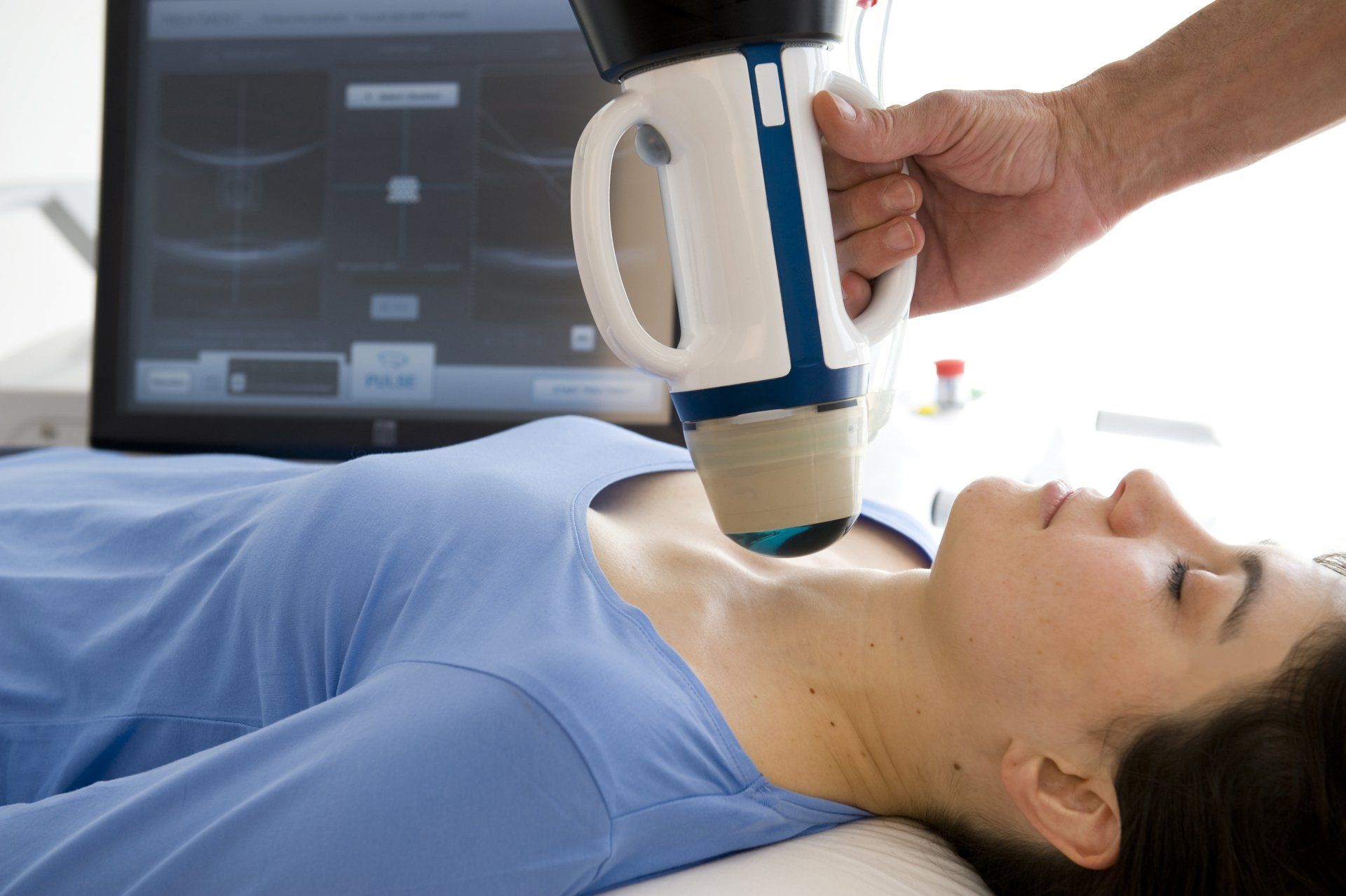 Paciente con tratamiento HIFU de nódulos tiroideos