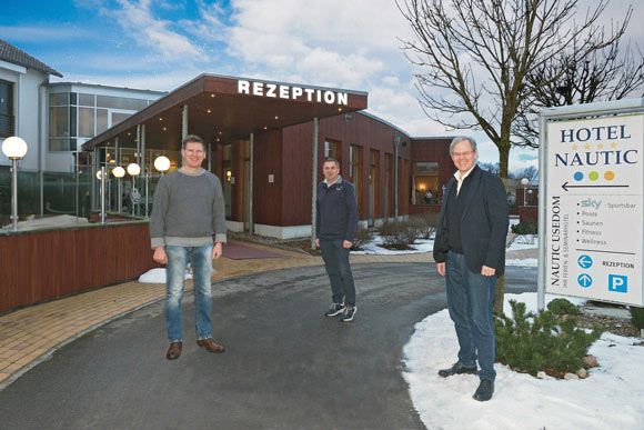 Foto Übergabe Hotel Nautic Usedom Foto Übergabe Hotel Nautic Usedom