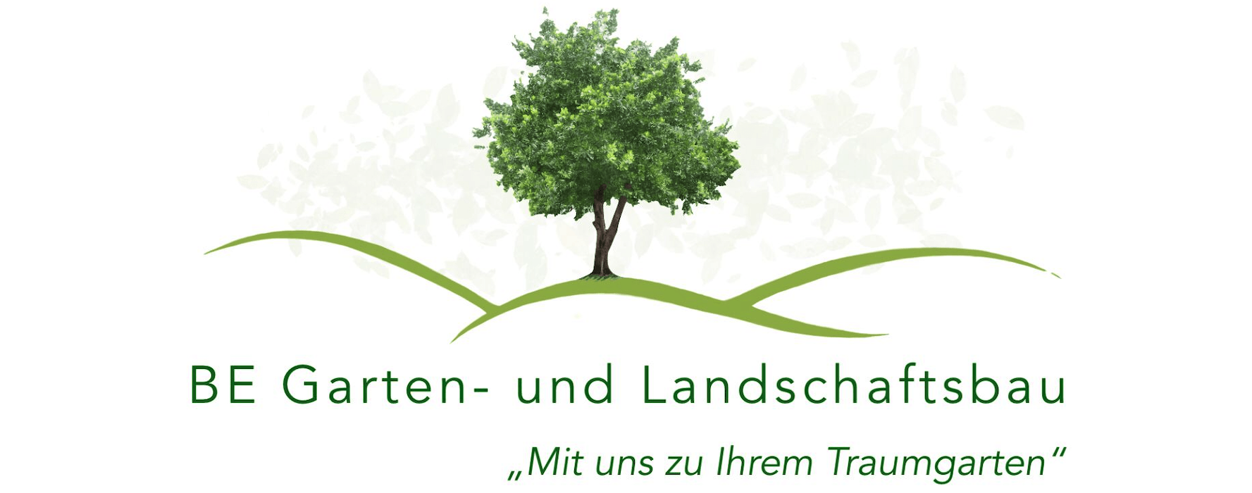 BE Gartenbau Galabau Garten und Landschaftsbau Gartenpflege Logo