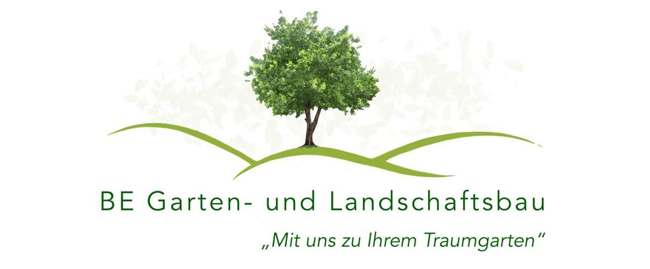 BE Gartenbau Galabau Garten und Landschaftsbau Gartengestaltung München Logo Gartengestaltung Gartenpflege Terrassenbau Pflasterarbeiten Plattenarbeiten Rollrasen verlegen Fertigrasen verlegen Zaunbau Teichbau Winterdienst Bachlauf bauen Zaun bauen Pergola bauen