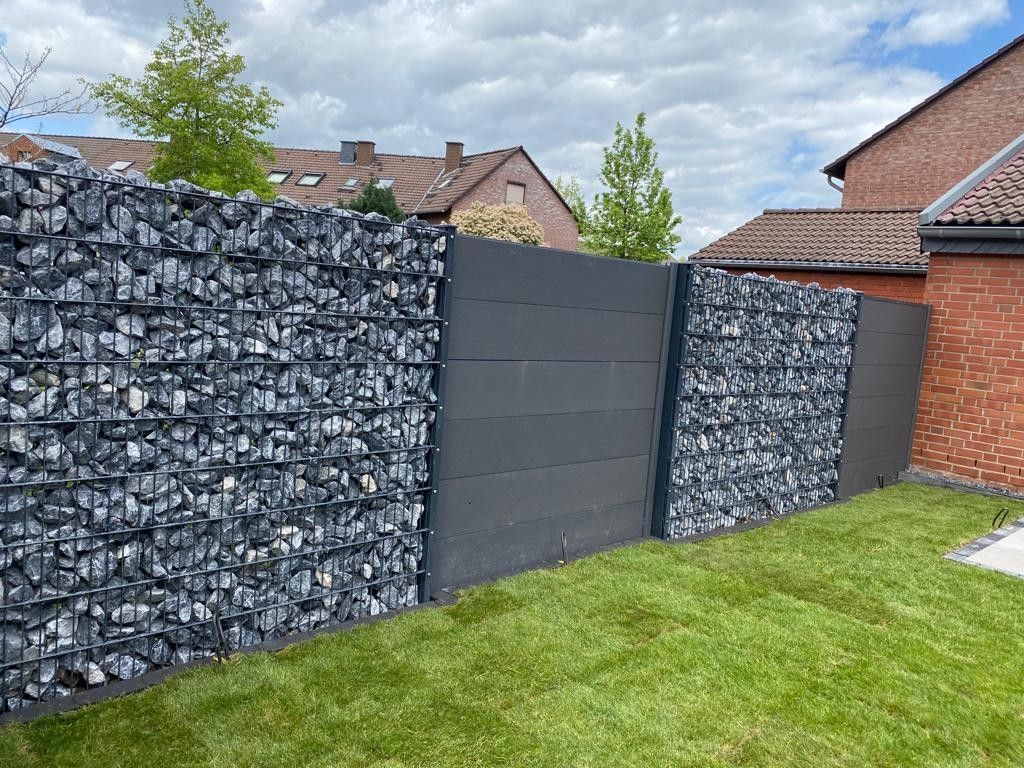 BE Gartenbau München Nachher Zaunbau