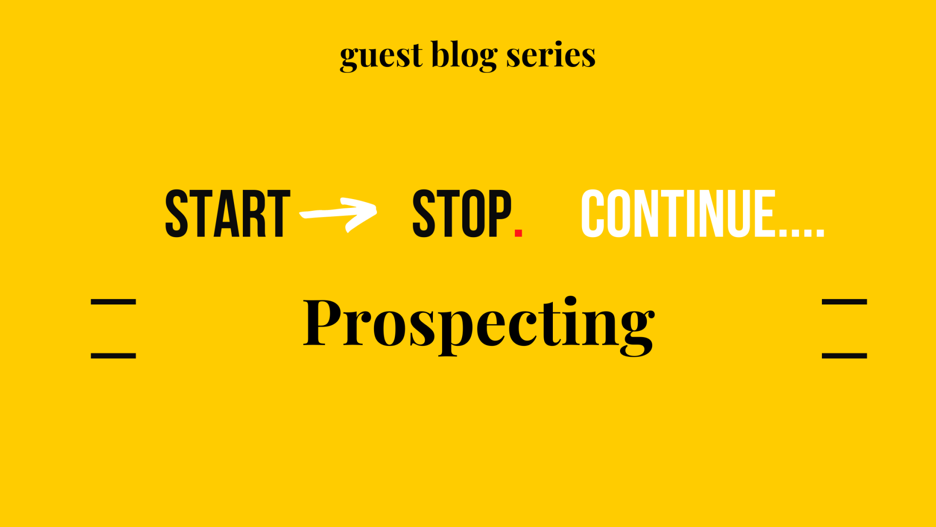 prospecting tips