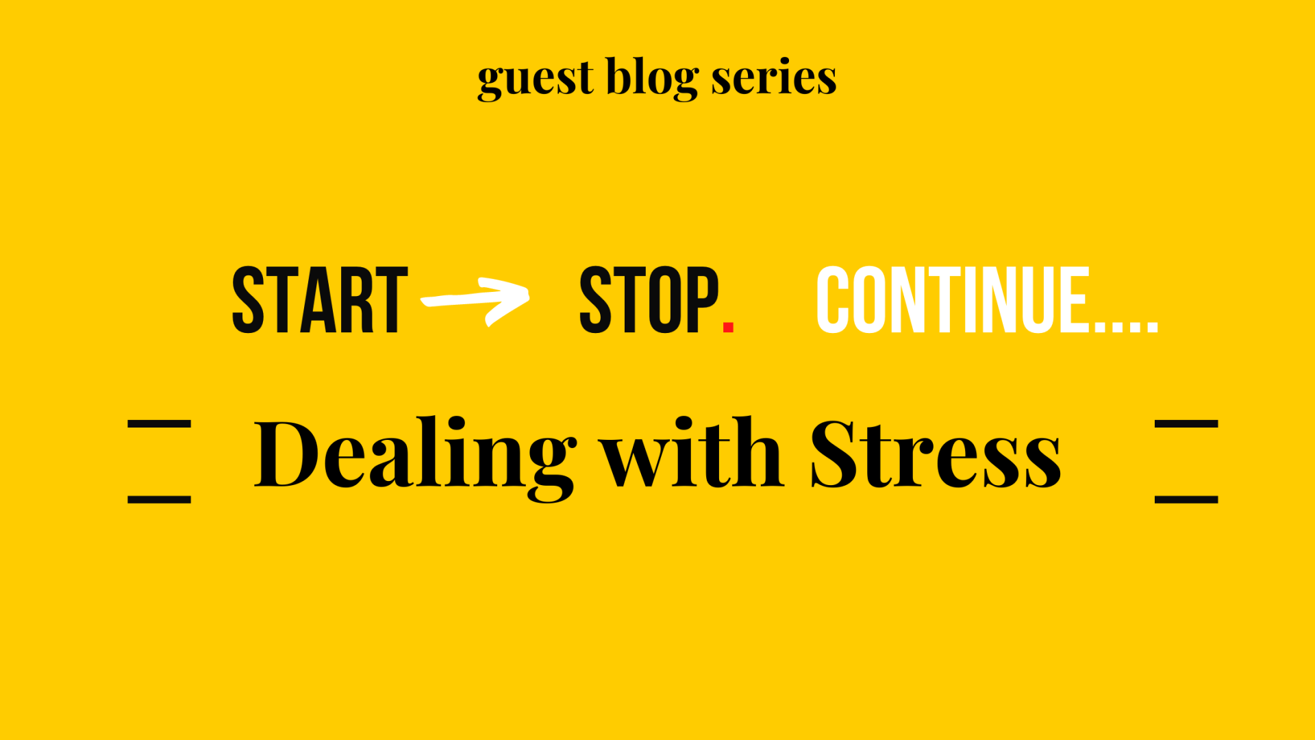 Tips on dealing with stress