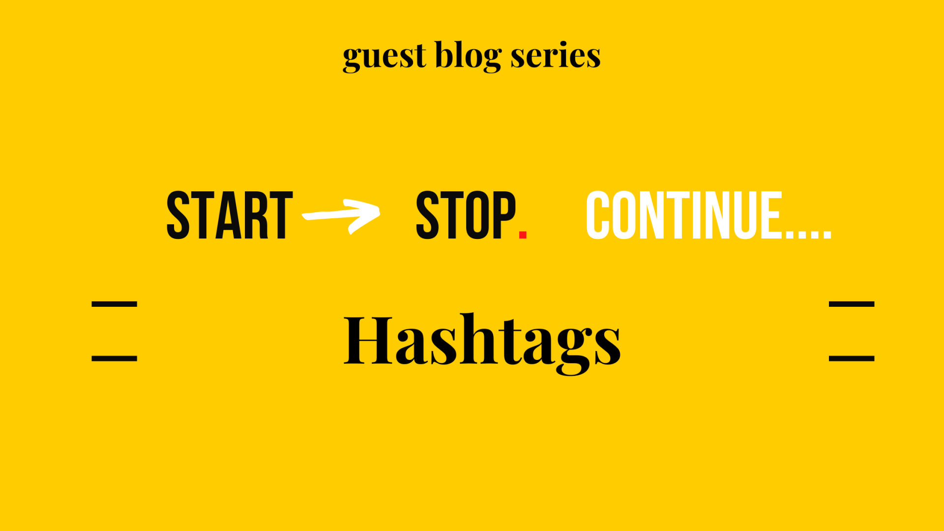 How to use hashtags