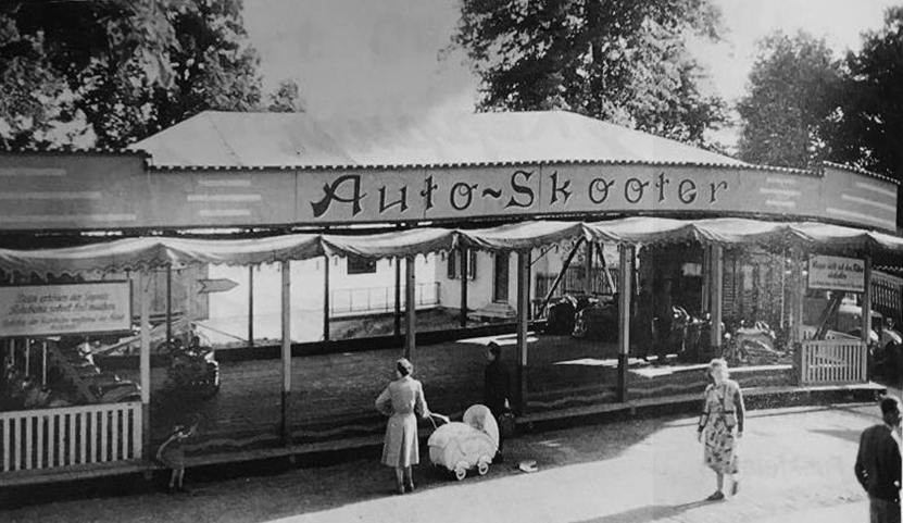 Wilhelm Kunstmann / Holz Autoskooter Wilhelm Kunstmann / Holz Autoskooter