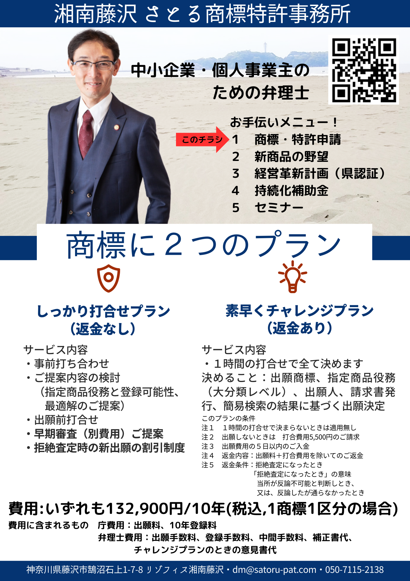 商標特許事務所のサービス説明のための画像