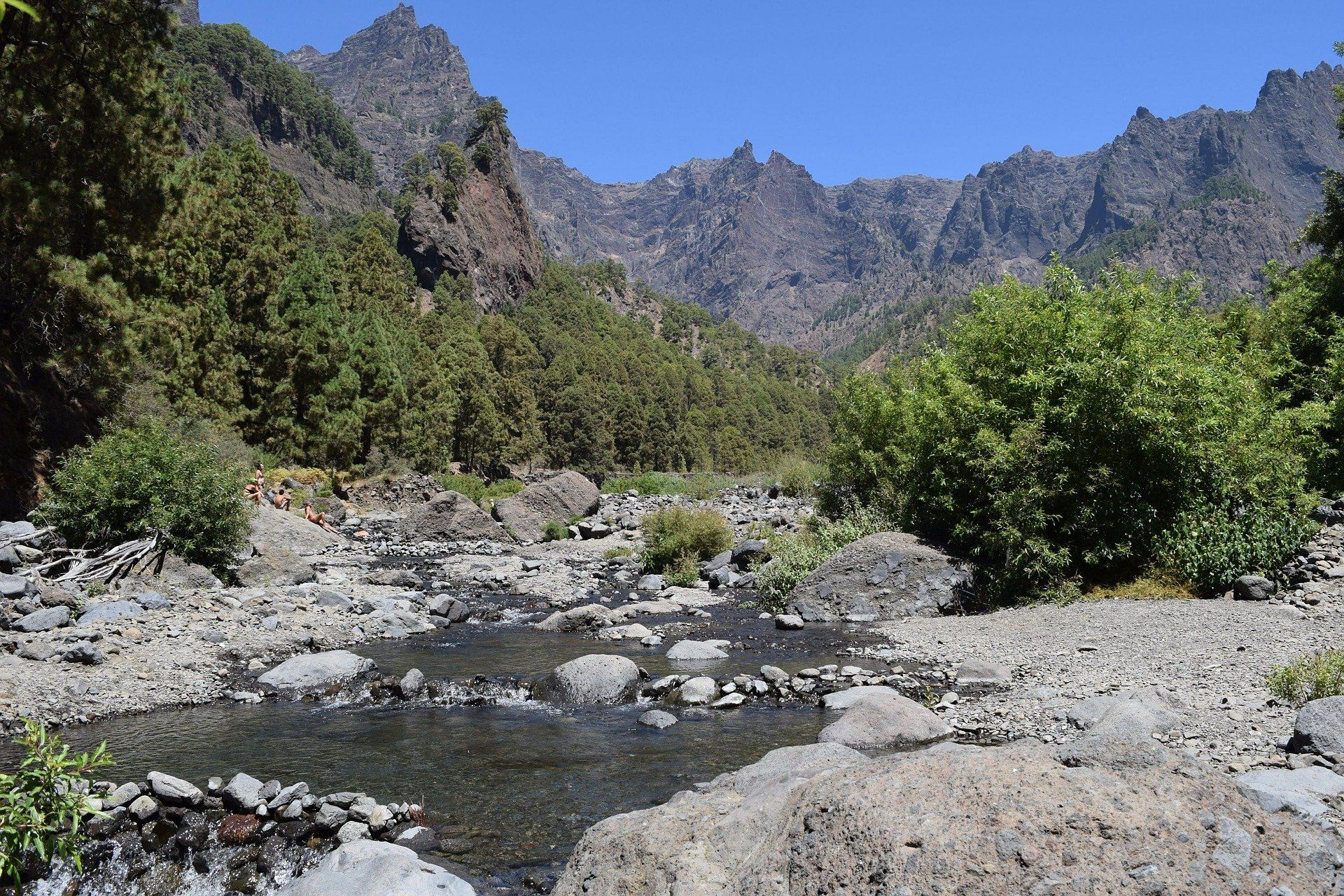 In der Caldera de Taburiente