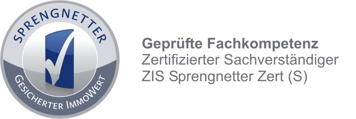 Zertifizierter Sachverständiger ZIS Sprengnetter Zert (S)
