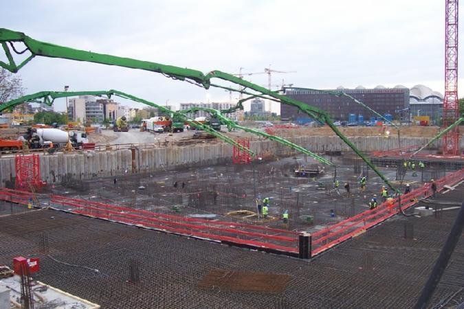 Hochhausbodenplatte 1