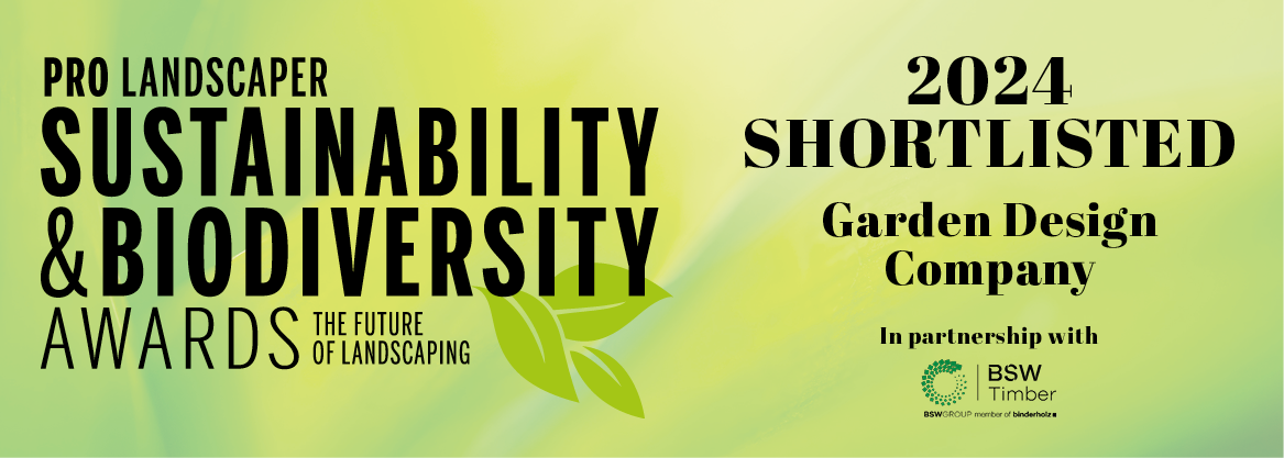ProLandscaper biodiversity and Sustainability Award Shortlisted Company Logo