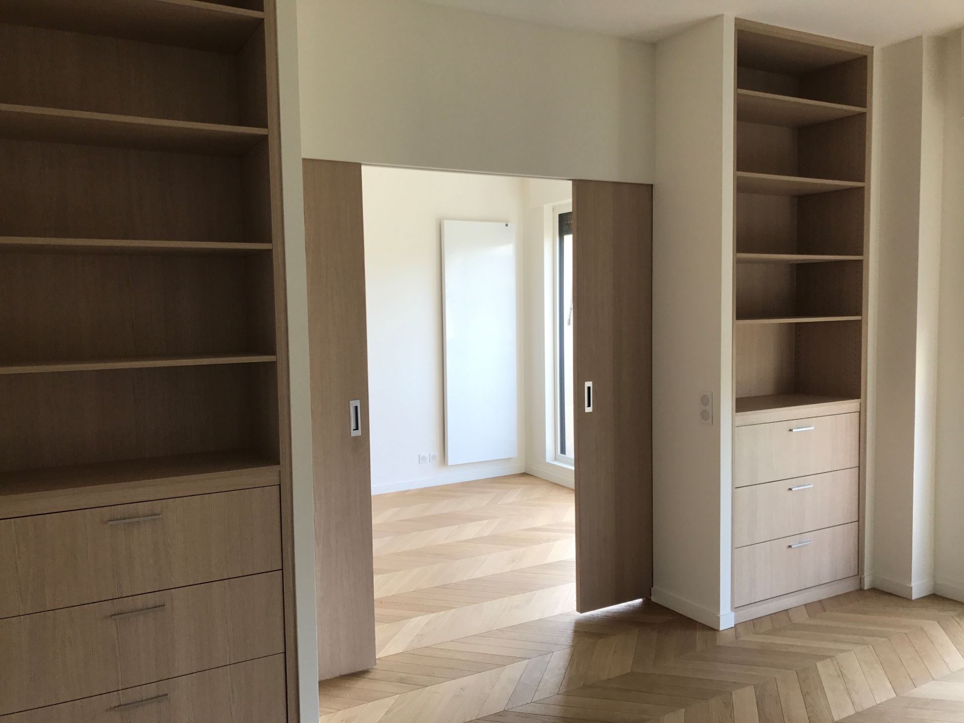 Rangement menuisé sur mesure