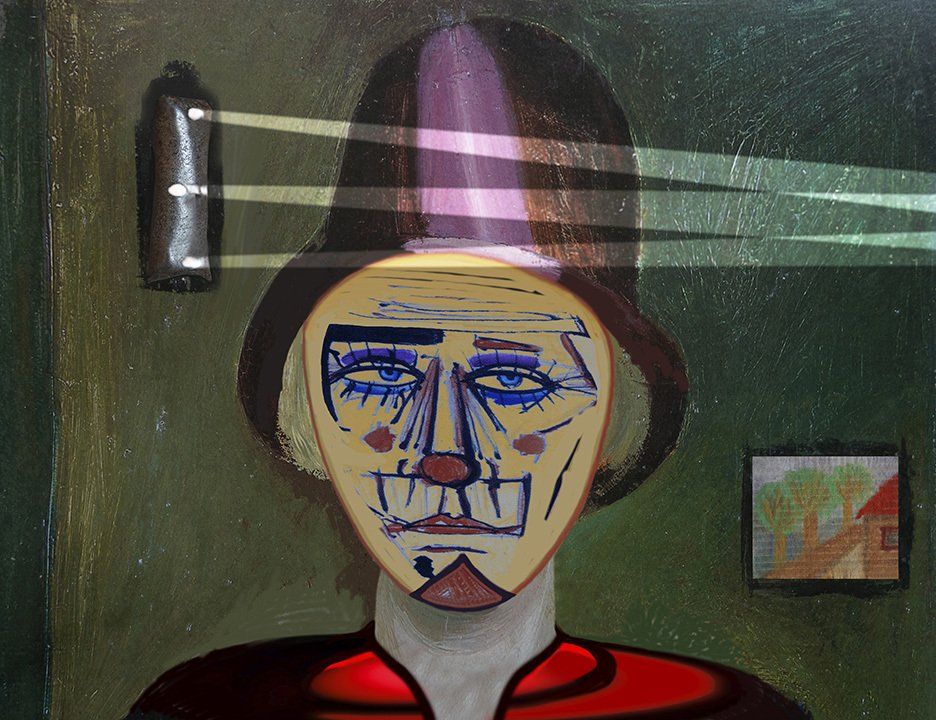 Spielerische Komposition aus mehreren Bildern