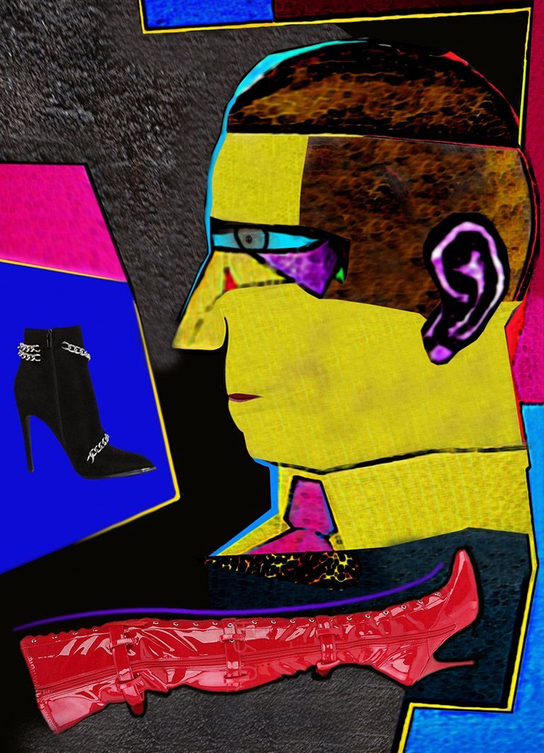 Ein Bild des Pop-Art-Malers Richard Lindner stand Pate für dieses Selbstportrait