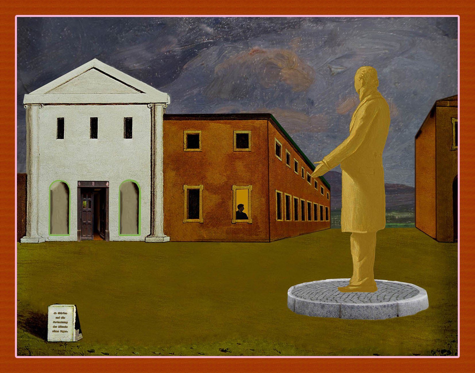 de Chirico mehrfach adaptiert und neu kombiniert