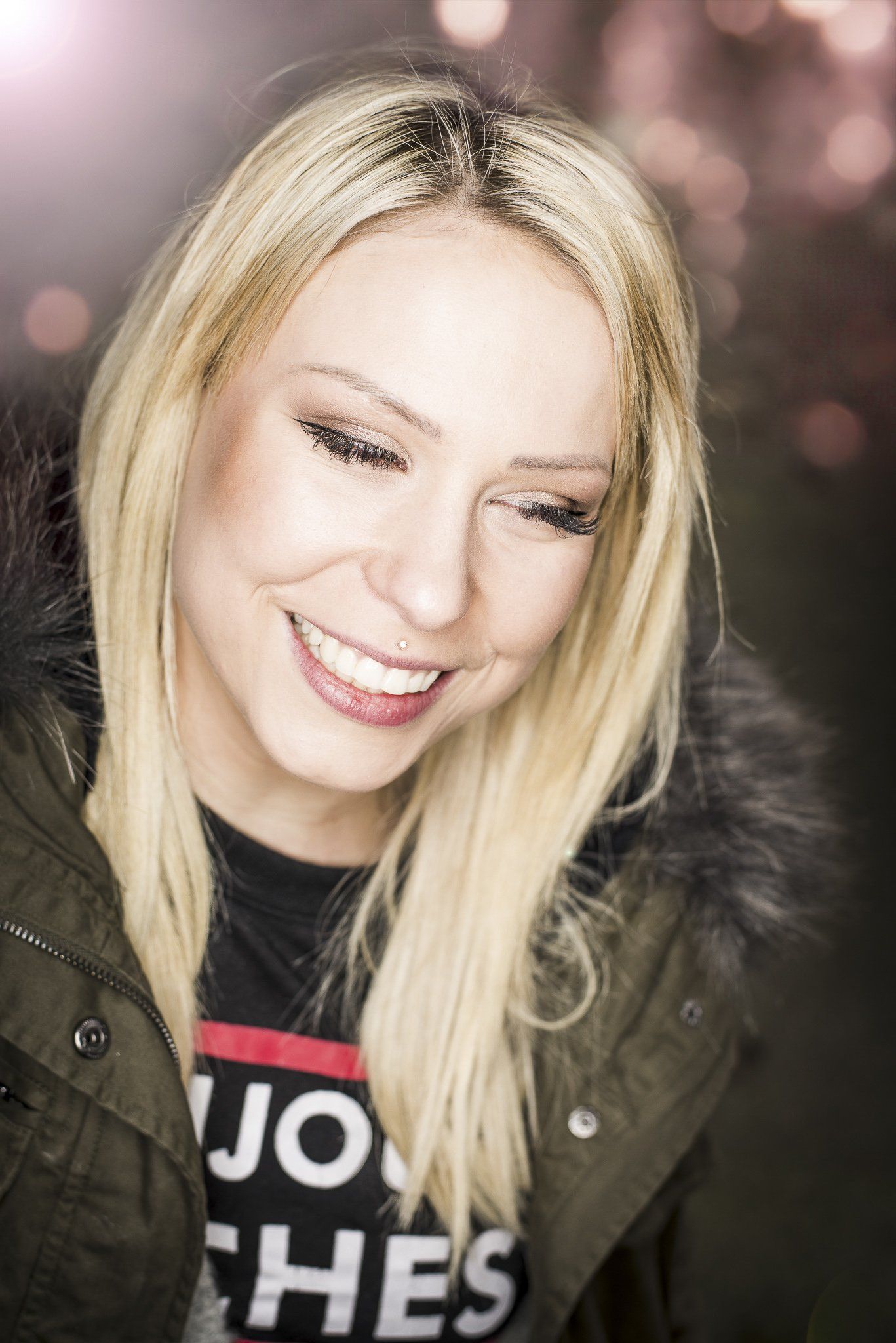 Beauty-Portrait einer blonden Frau, Portraitfotografie