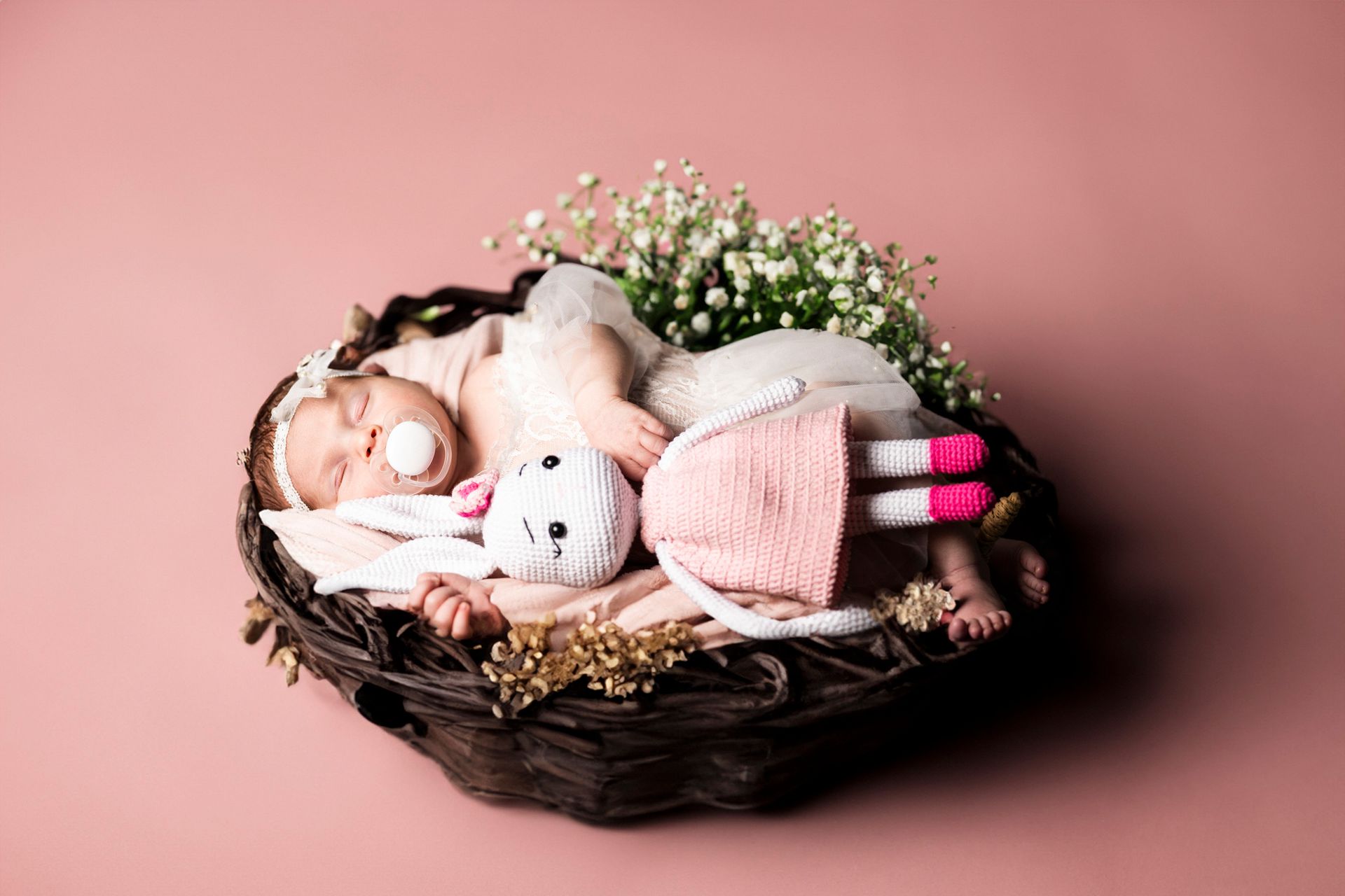 Newborn Baby Mädchen Shooting Hausbesuch in Glückstadt