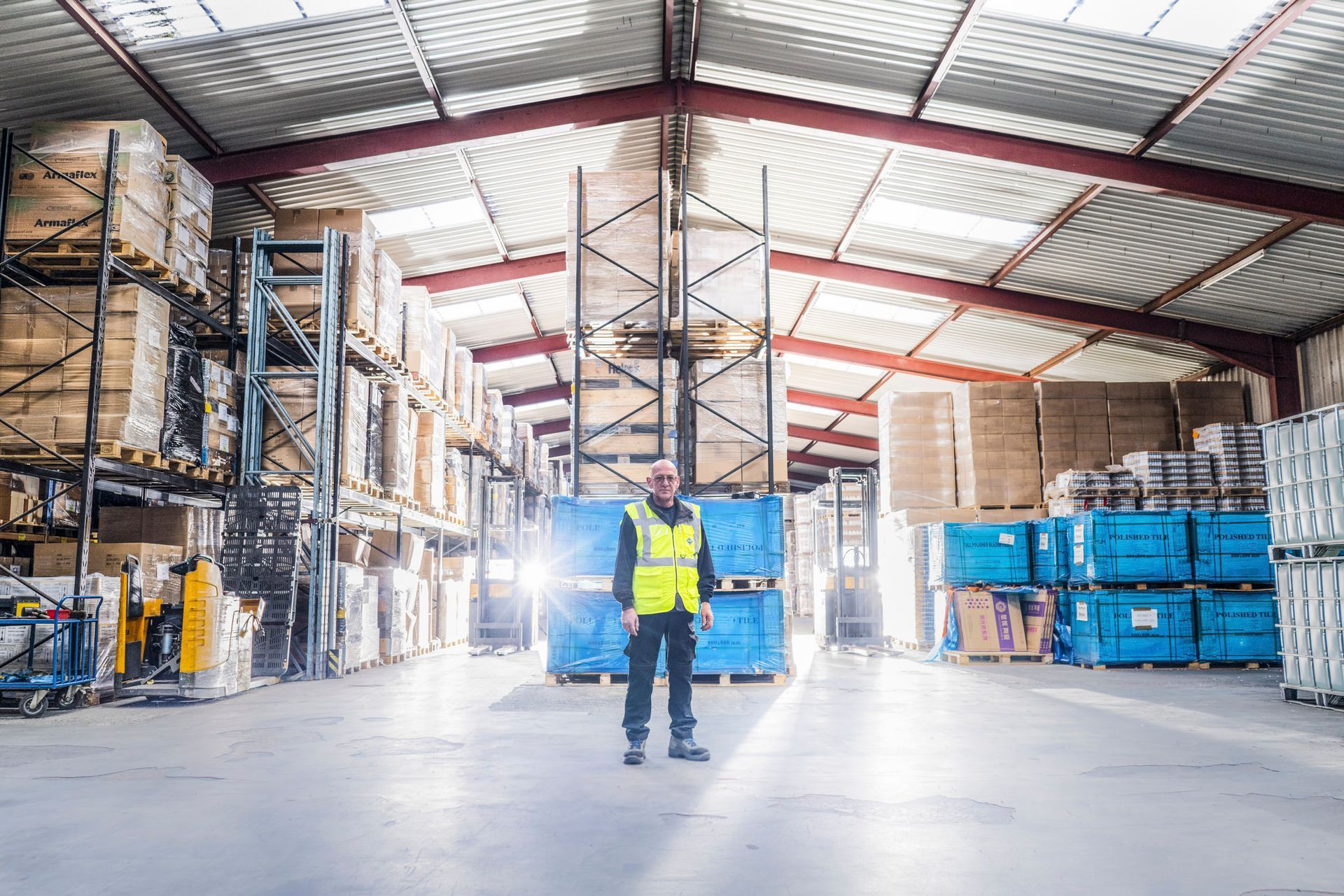 Fotograf für Lager und Logistik Unternehmen