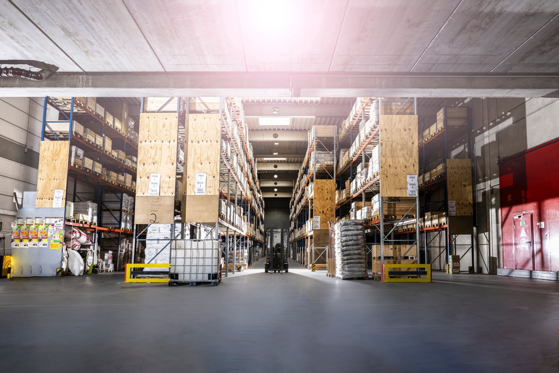 Fotograf für Lager und Logistik Unternehmen