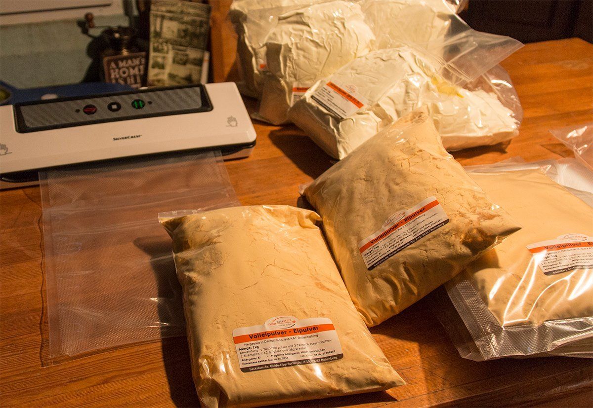 AZÜ.SH Prepper Training Krisenvorsorge Eipulver Vorratshaltung