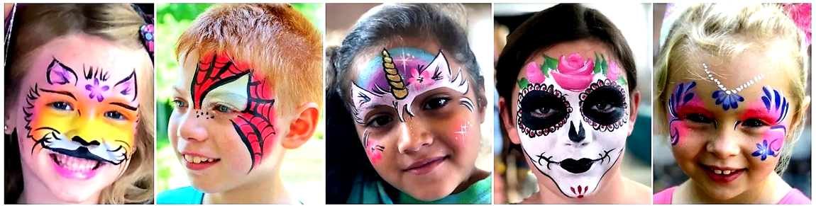 Gallery of face painting designs