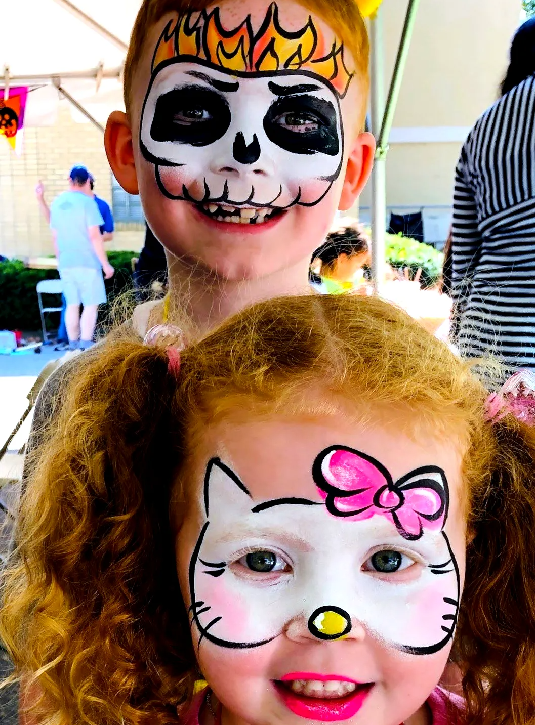 Face Painting at fundraiser