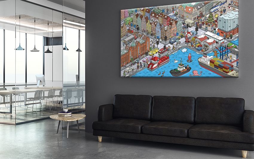 Illustration LichtBlick SE Flaschengestaltung für LichtBlick SE