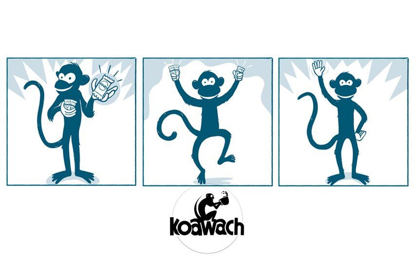 Illustration LichtBlick SE Flaschengestaltung für LichtBlick SE