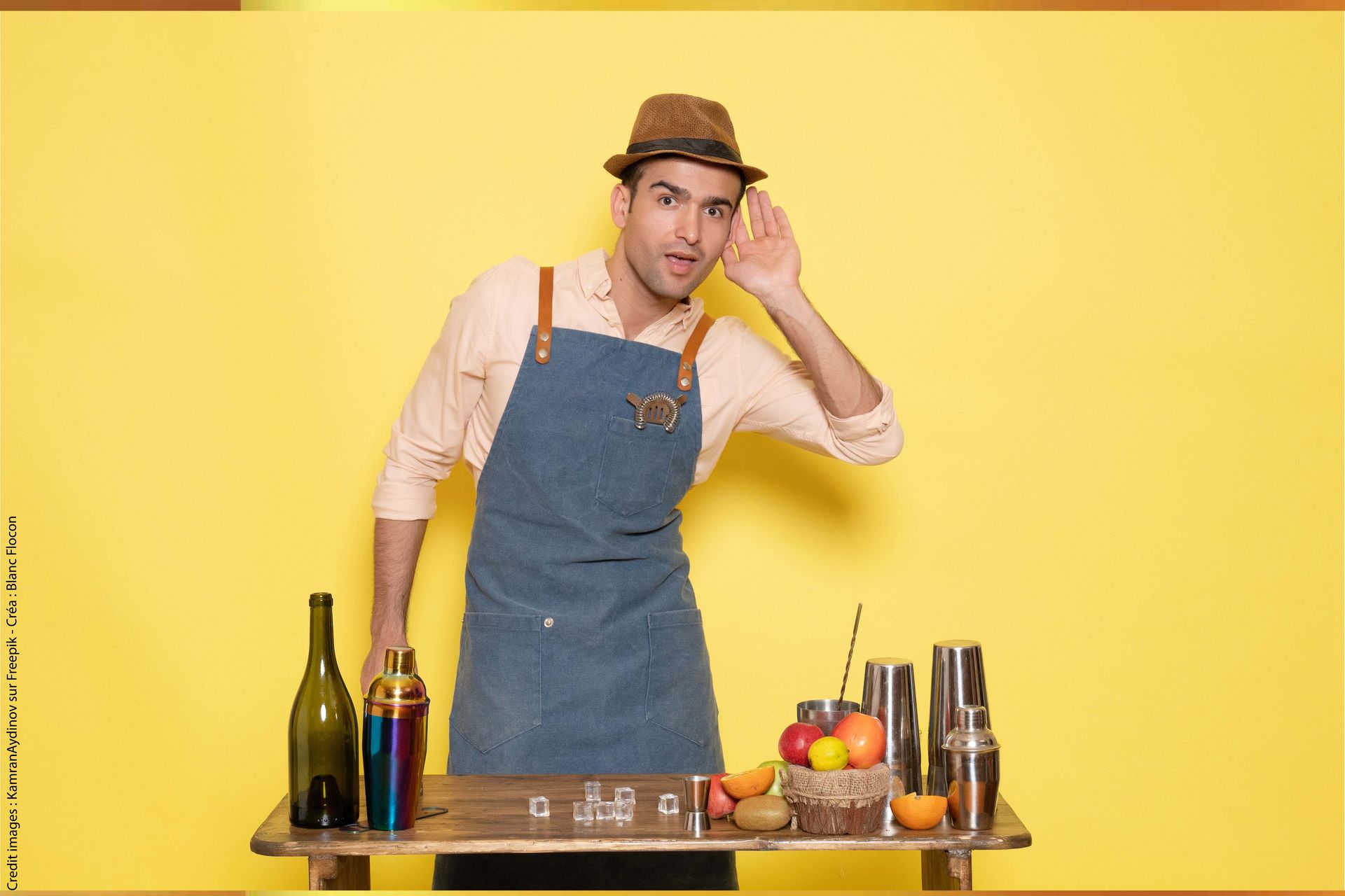 Marketing gustatif blanc flocon