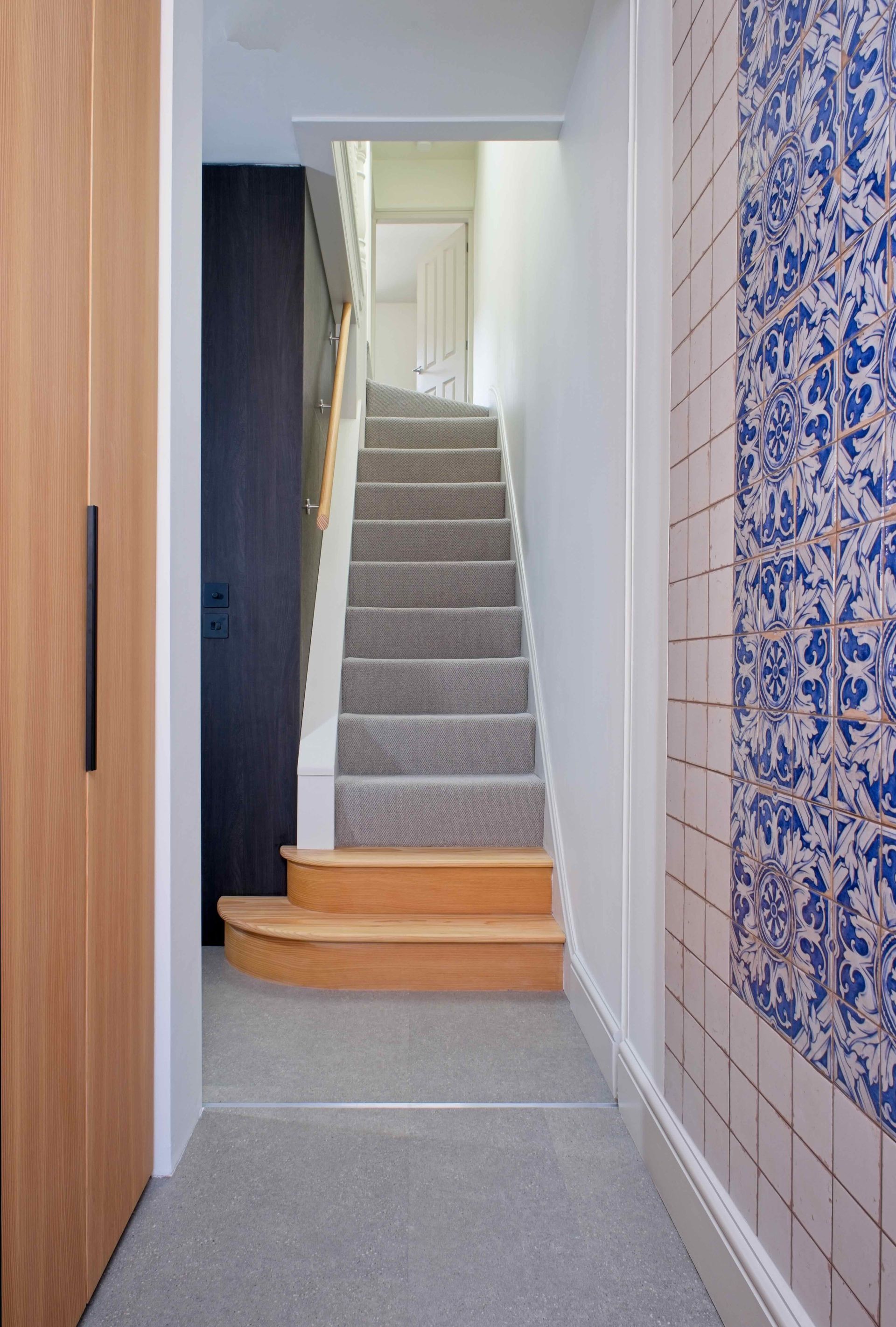 bright and organised Victorian terrace hallway after renovation with improved layout and natural light