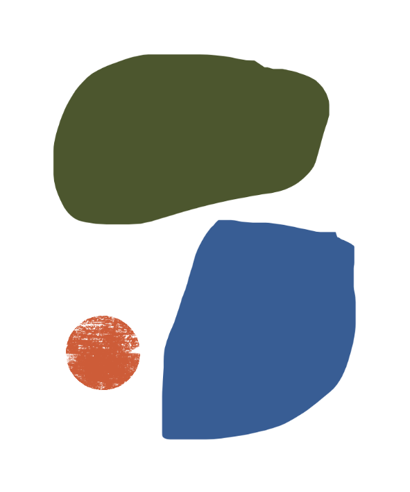 HUMAN Architecture Studio secondary logo with land, sea and setting sun colours