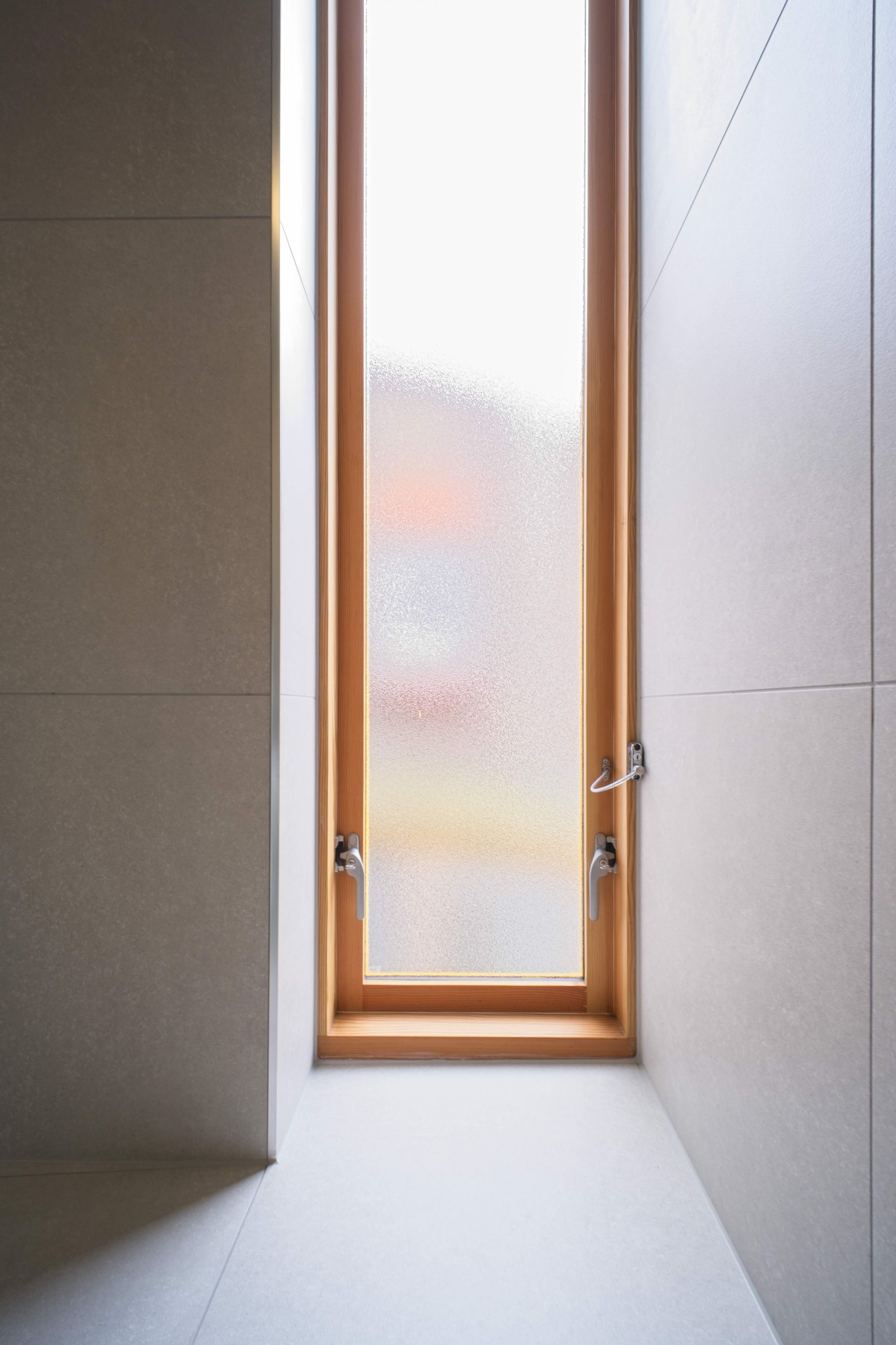 Bright spacious bathroom design solves victorian terrace bathroom issues in Liverpool by Human Architecture Studio