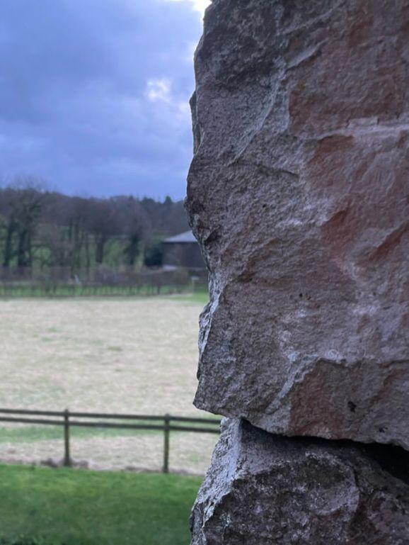 Stone facade of barn conversion in Lake District by Human Architecture Studio