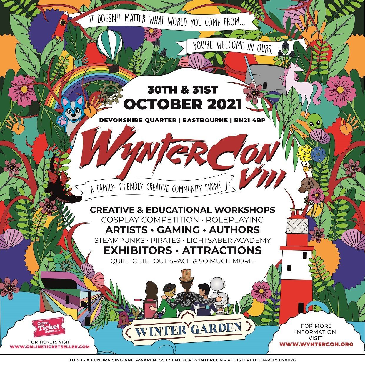 Book tickets to Wyntercon 2021