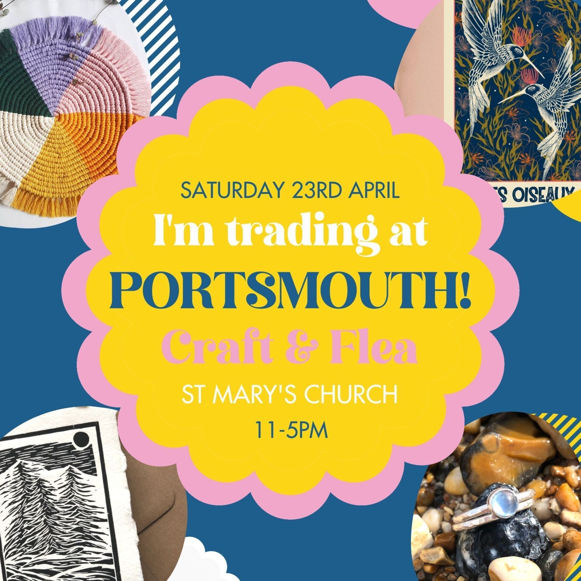 Portsmouth Craft & Flea, St Mary's Church, Fratton Road. PO1 5PA