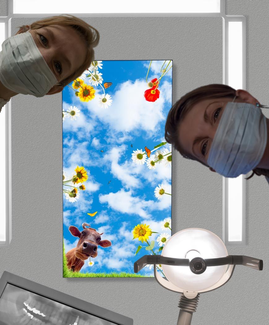 Deckenbild zum Entspannen