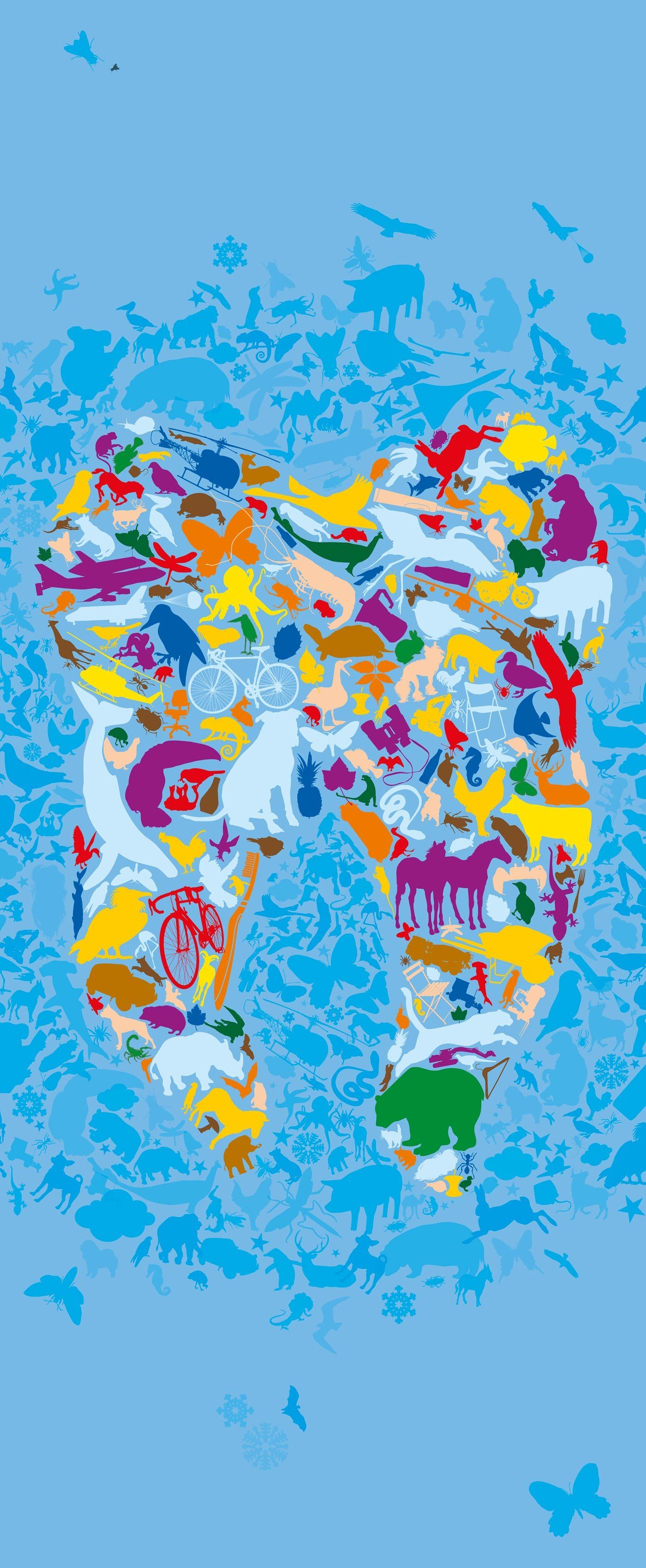 Deckenbild Zahn bunt Jessica Widmaier