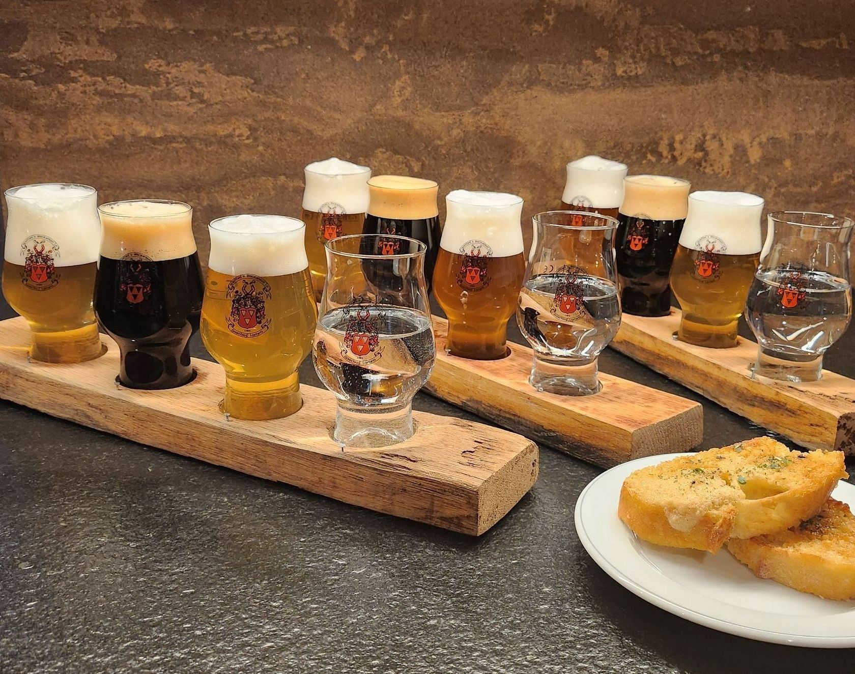 Biertasting Hausbrauerei Biertasting in der Hausbrauerei Schwäbische Alb mit hausgebrauten Bieren
