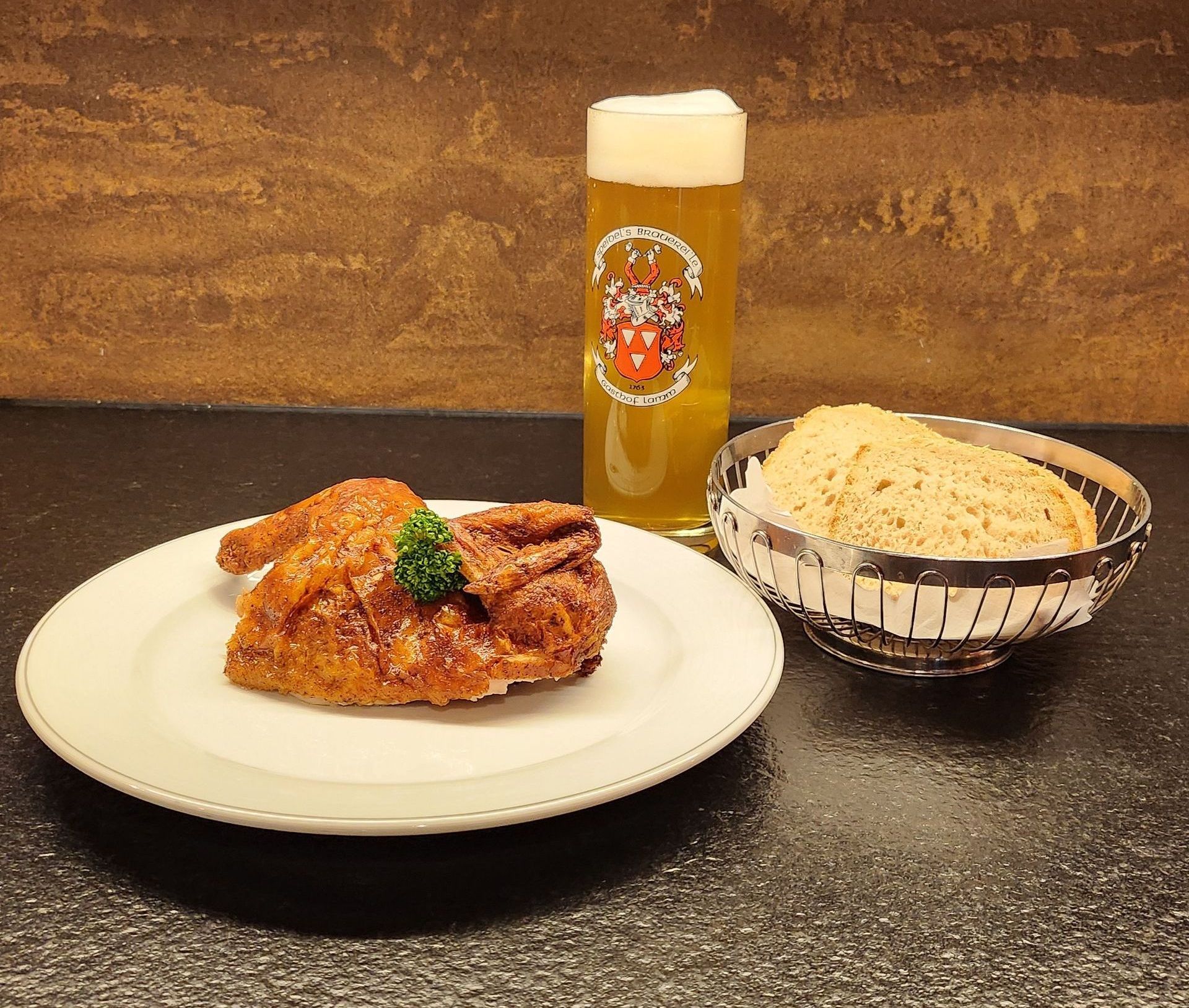 Schwäbische Spezialität im Gasthof Lamm von Speidels Braumanufaktur