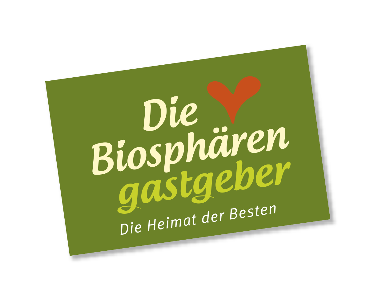 Siegel Biosphärengastgeber im Biosphärengebiet Schwäbische Alb
