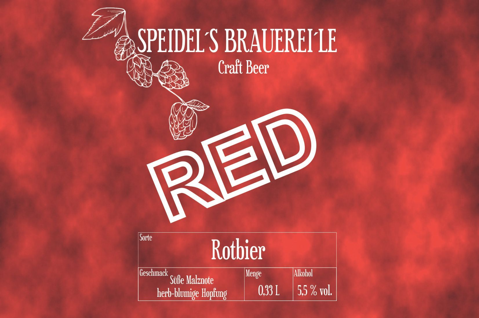 Rotbier RED | fränkisches Rotbier | Rotbier