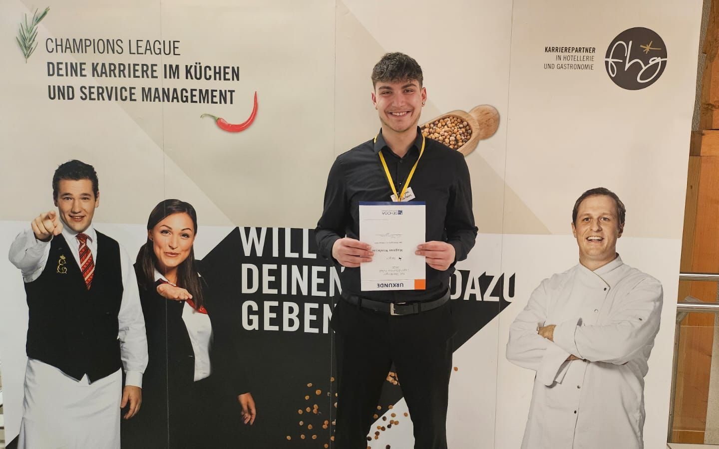 Starte deine Ausbildung bei Speidel’s BrauManufaktur Auszubildender von Speidel’s BrauManufaktur mit Urkunde bei einem Berufswettbewerb